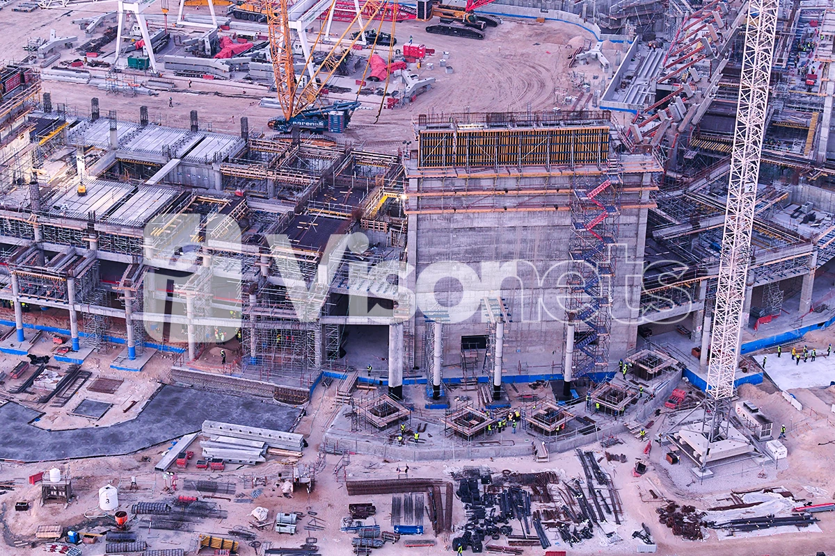 Filets de sécurité type "S" VISORNETS + filets moustiquaires VISORNETS - Aramco Stadium - Arabie Saoudite