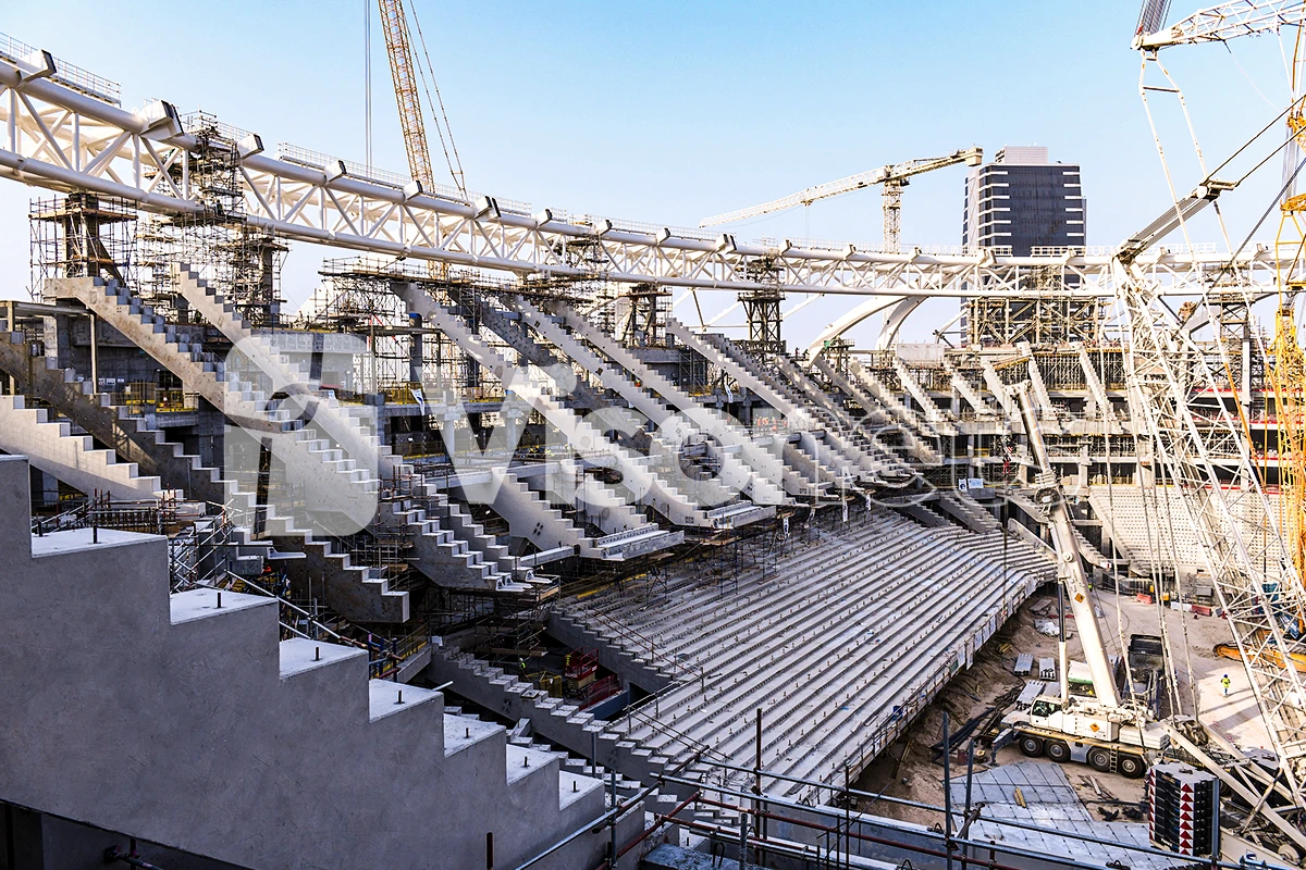 Filets de sécurité type "S" VISORNETS + filets moustiquaires VISORNETS - Aramco Stadium - Arabie Saoudite