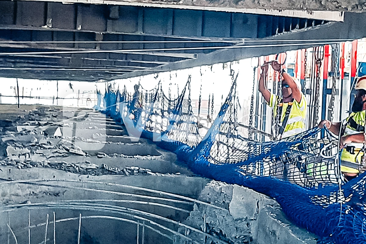 Filets de sécurité de type "S" VISORNETS pour le projet d'extension du Port de Valence