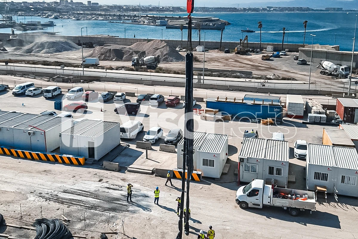 Filets de sécurité de type "S" VISORNETS pour le projet d'extension du Port de Valence