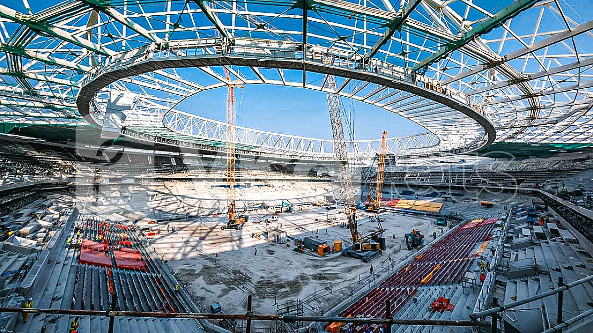 Filets de sécurité de type "s" VISORNETS au stade "Al Rayyan" au Qatar