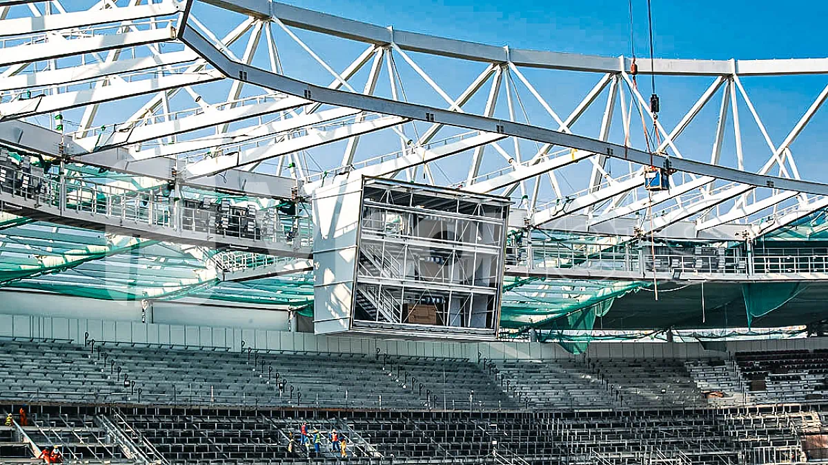 Filets de sécurité de type "s" VISORNETS au stade "Al Rayyan" au Qatar