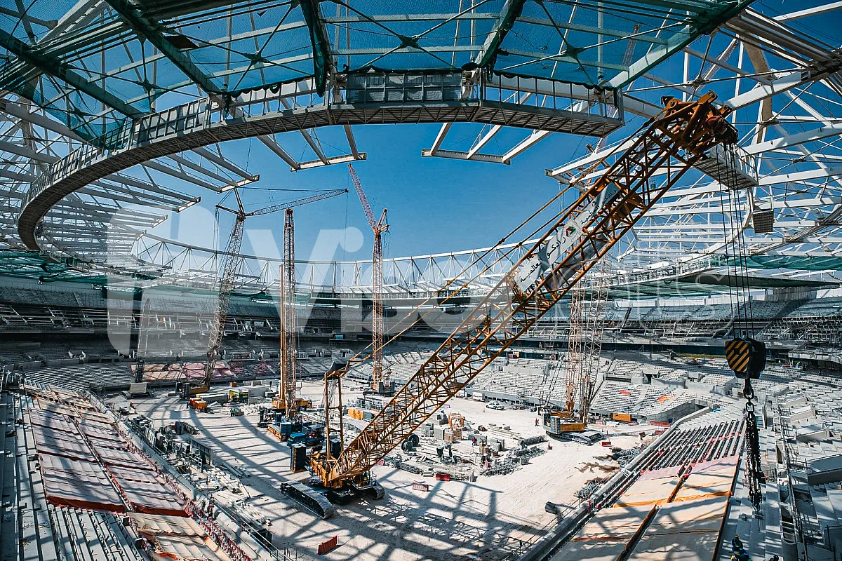 Filets de sécurité de type "s" VISORNETS au stade "Al Rayyan" au Qatar