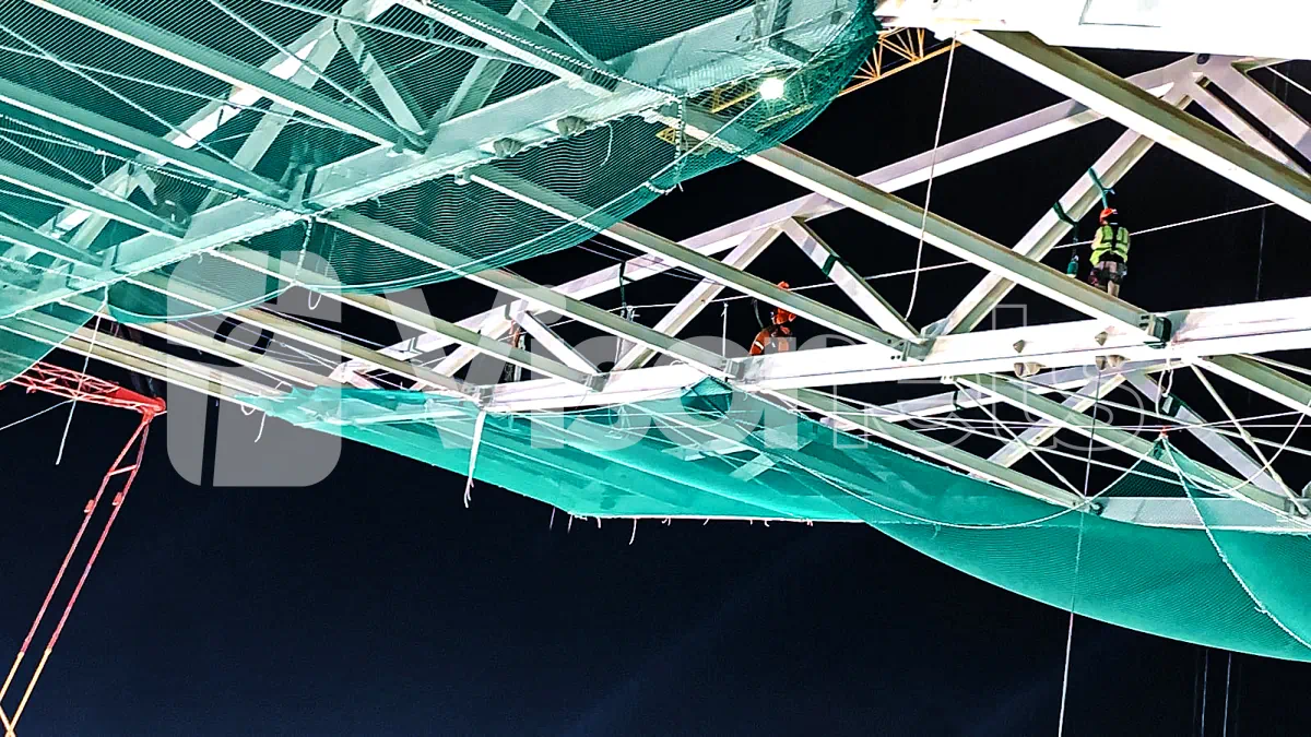 Filets de sécurité VISORNETS type "S" au stade "Ras Abu Aboud 974" au Qatar