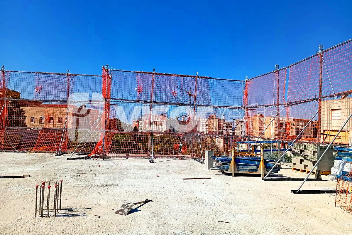 SRP Système de retenue provisoire – Filets de sécurité sur chantier – Projet à Tarragone (Catalogne, Espagne)