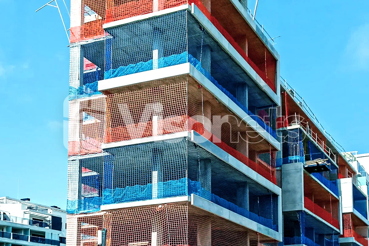Visornets Filets de sécurité verticaux Type U bâtiment chantier - Fermeture périmétrique - VISOR FALL ARREST NETS